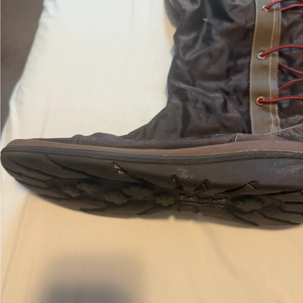 Timberland Women's Brown Fur-Lined Boots Size 10M - Picture 3 of 10